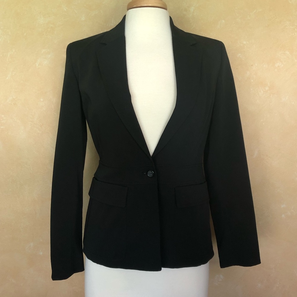 COPY - EXPRESS one button black blazer size 1/2